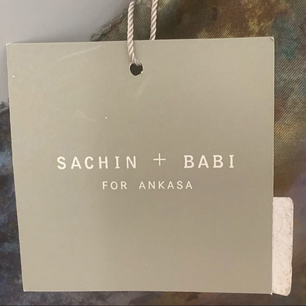 NWT SACHIN + BABI Silk Monet Ankasa Vickie Dress One Shoulder Wrap Pastel Size 4 - Picture 5 of 16